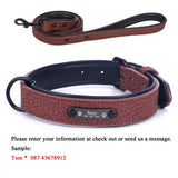 Personalized Custom Leather Dog Collar