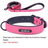 Personalized Custom Leather Dog Collar