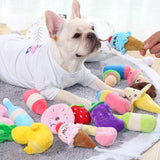 1pc Plush Squeaky Bone Dog Toys