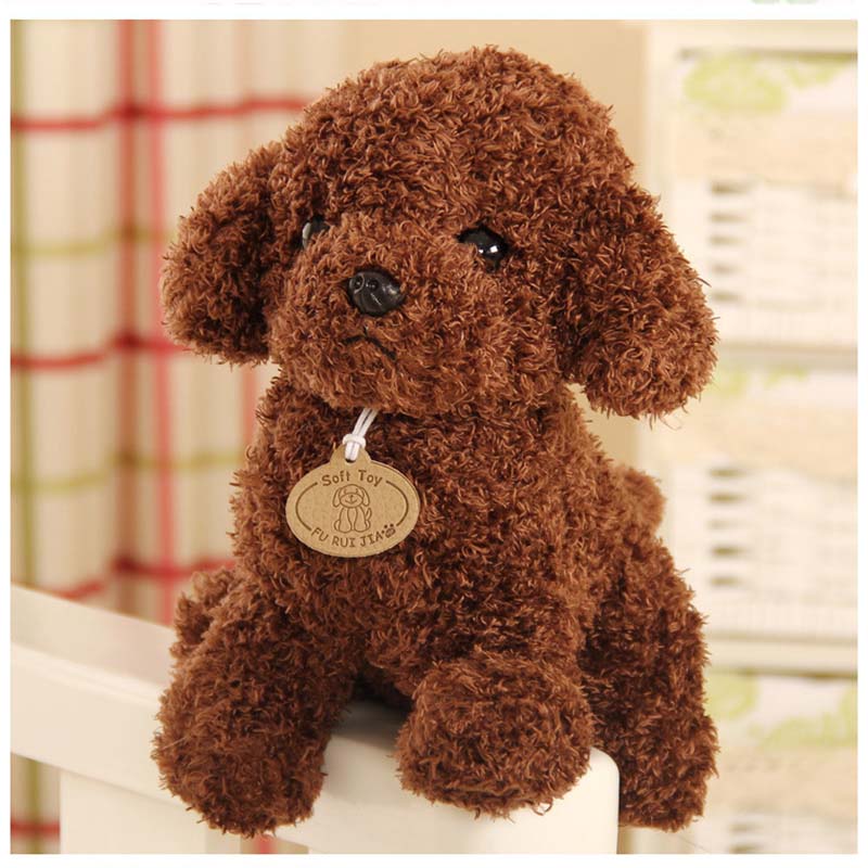 18/25 cm Simulation Dog Poodle Plush Toys