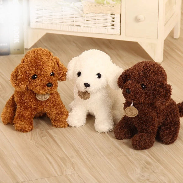 18/25 cm Simulation Dog Poodle Plush Toys