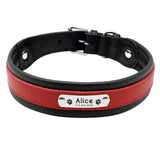 Personalized Leather Dog Collar