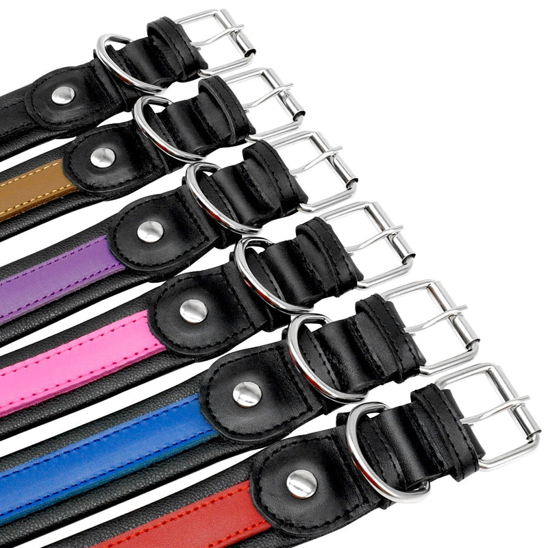 Personalized Leather Dog Collar