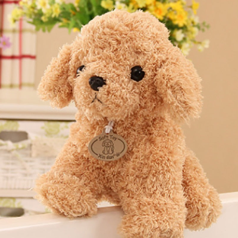 18/25 cm Simulation Dog Poodle Plush Toys