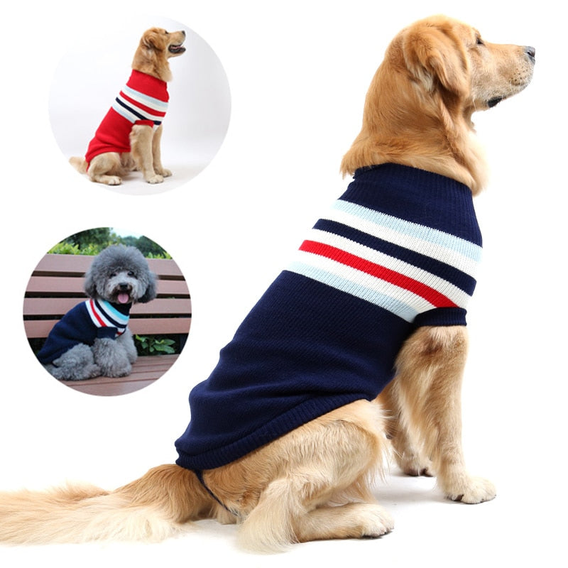 Stripe Big Dog Sweater