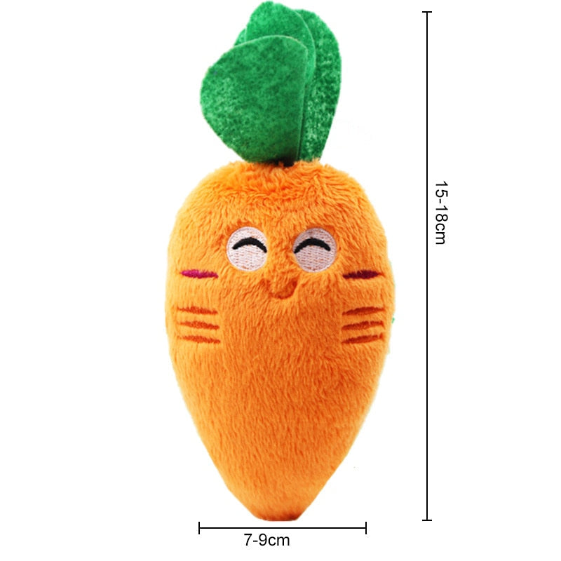 Ice Cream Carrot Puppy Chew Toy