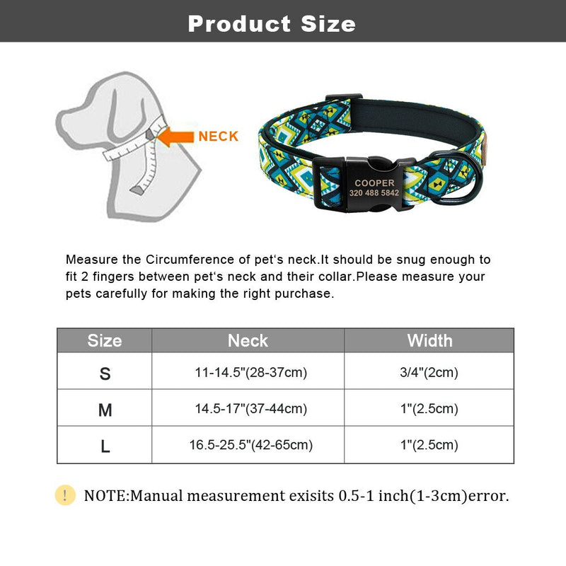 Custom Pet Dog Tag Collars