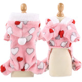 Soft Fleece Winter Dog Jumpsuit Clothing