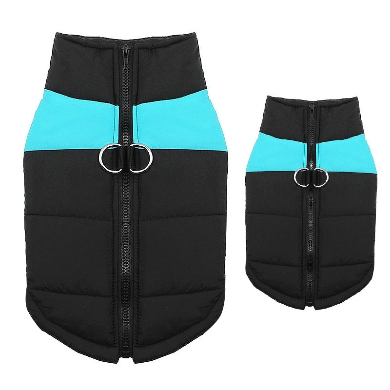 Waterproof Dog Padded Zipper Jacket