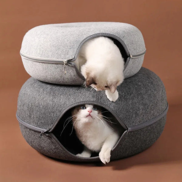 Donut Cat Bed Interactive Cats House