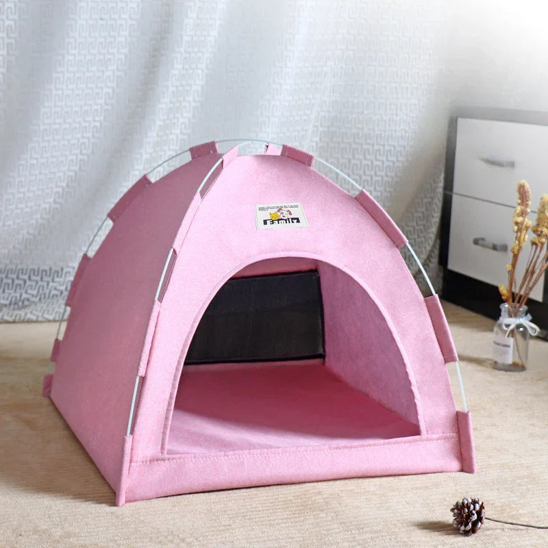 Foldable Cat House Pet Tent