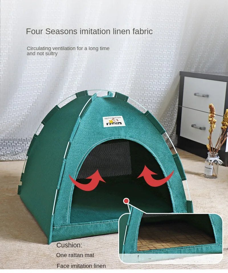 Foldable Cat House Pet Tent