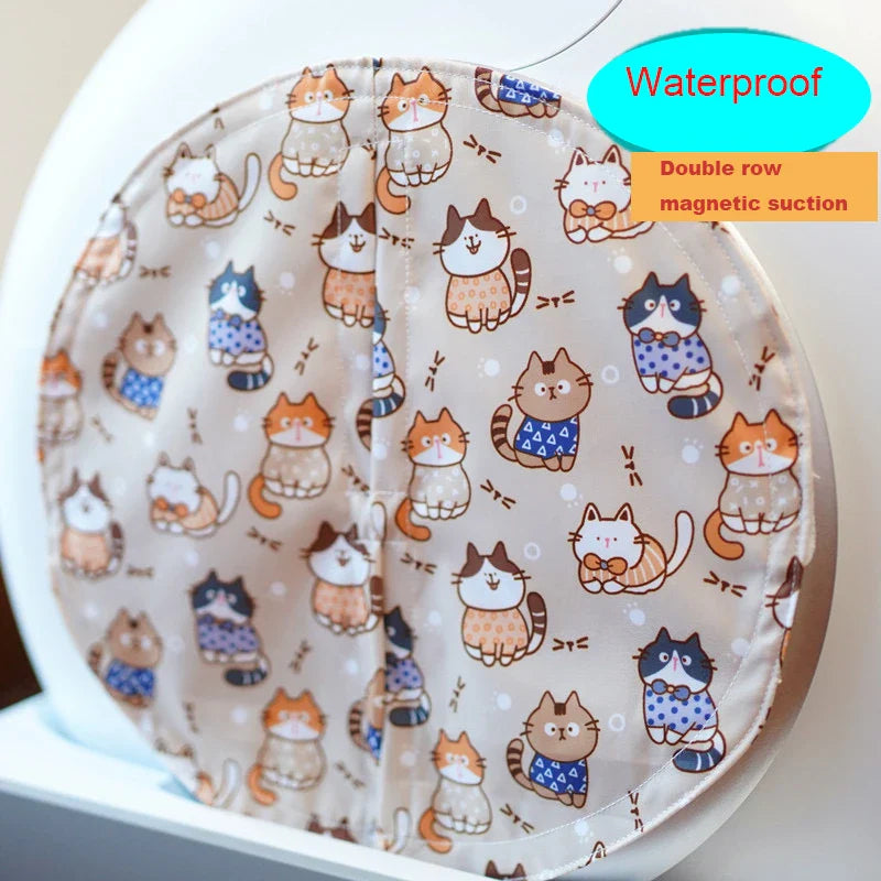 Cat basin odor proof and dust-proof door curtain