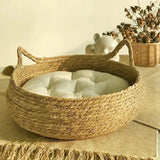 Pure hand-woven rattan cat nest