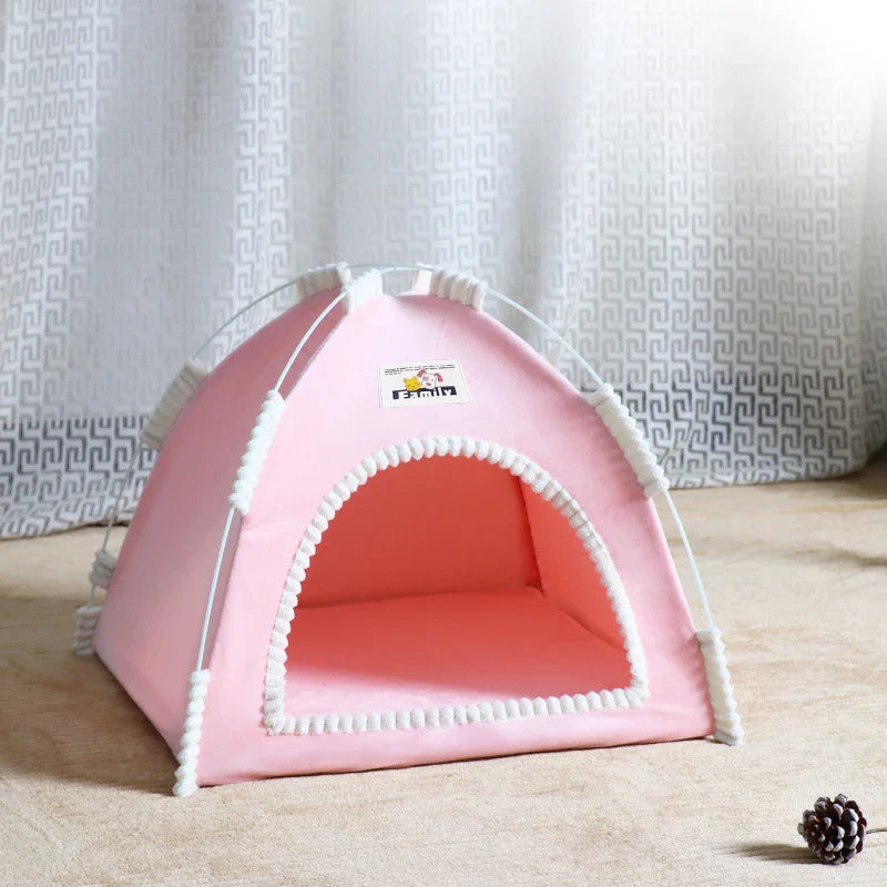 Foldable Cat House Pet Tent