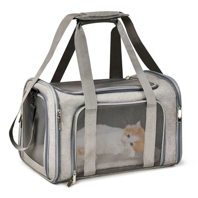 Soft Side Backpack Cat Pet Carriers Dog Travel Bags