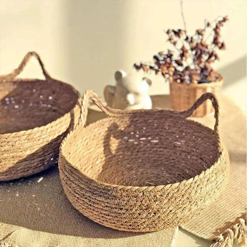 Pure hand-woven rattan cat nest