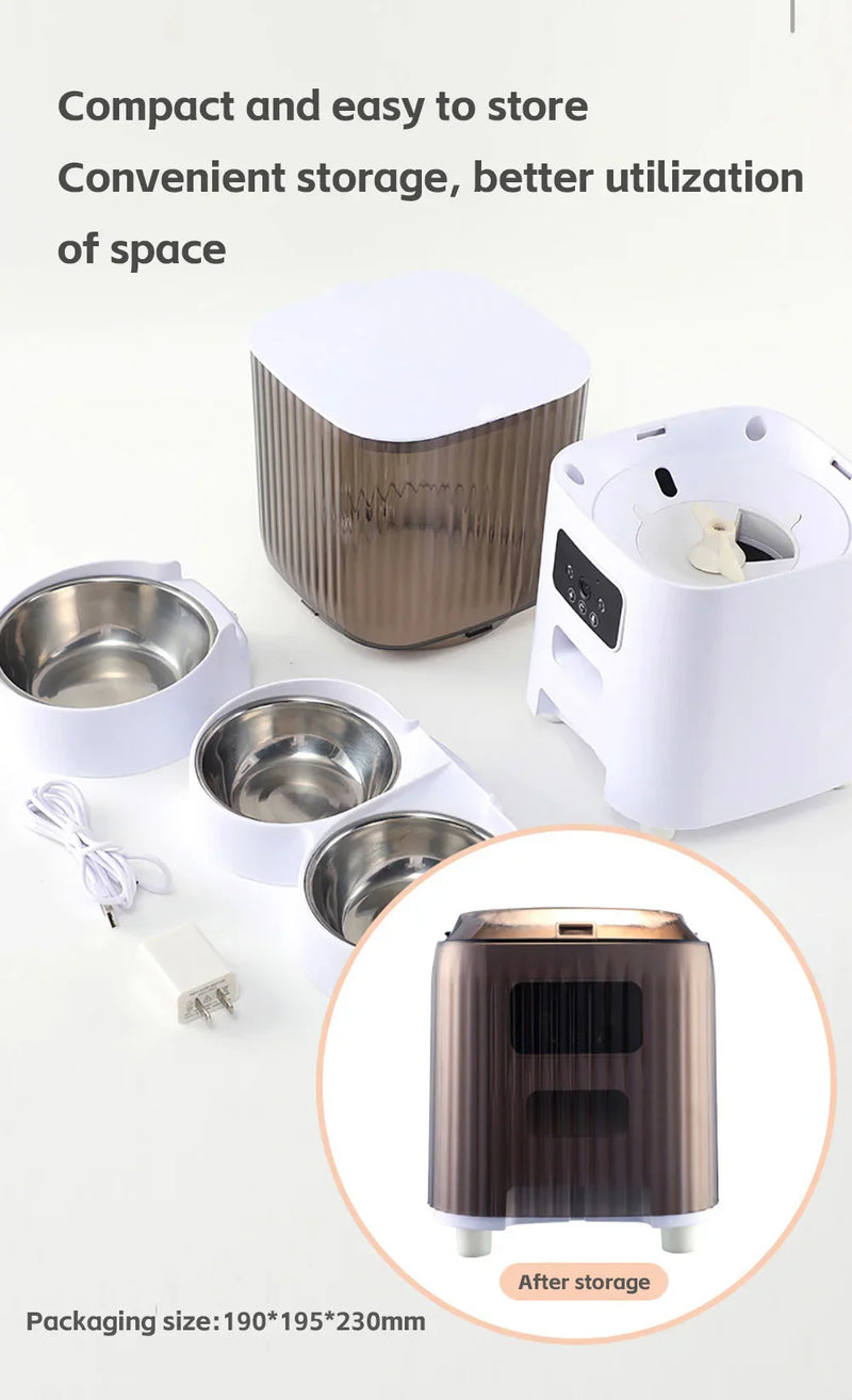 5L Double Bowls Smart Automatic Cat Feeder With Camera