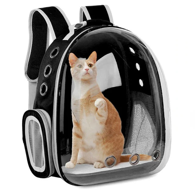 Pet Backpacks Breathable Portable Transparent  Bags