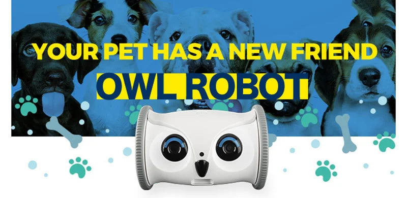 Upgraded Automatic Smart Pet Toy Interactive Owl