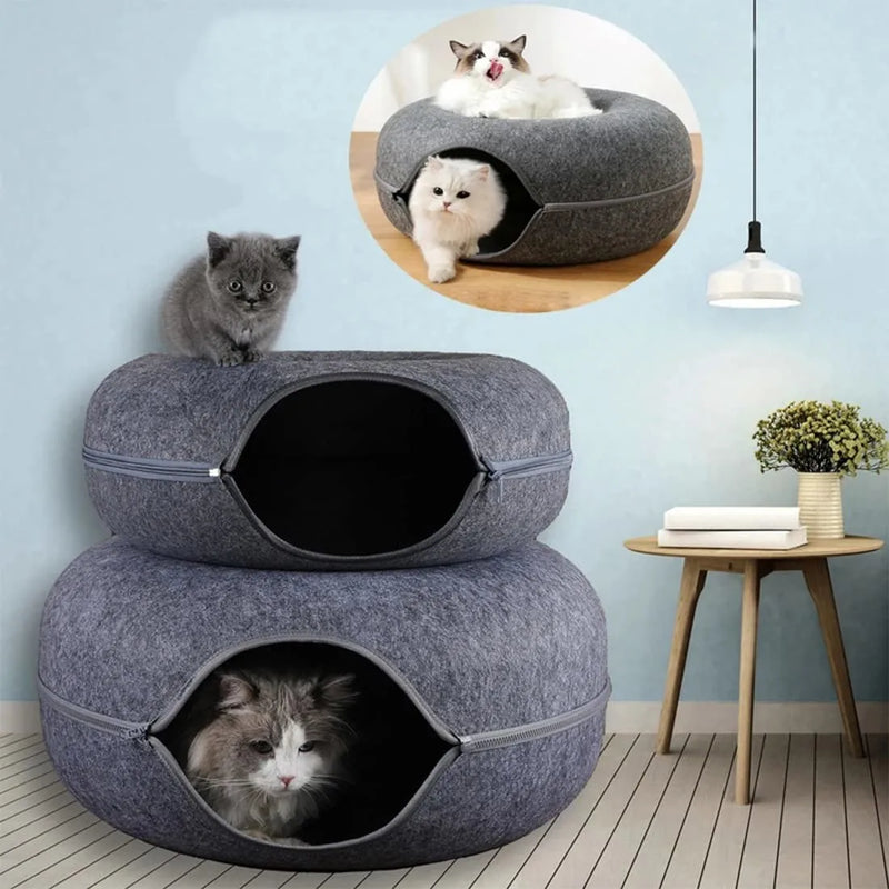 Donut Cat Bed Interactive Cats House