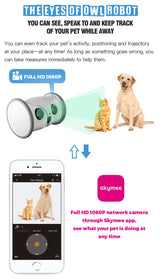 Upgraded Automatic Smart Pet Toy Interactive Owl