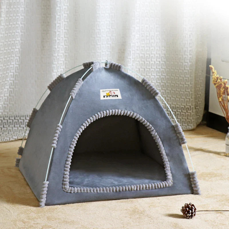 Foldable Cat House Pet Tent