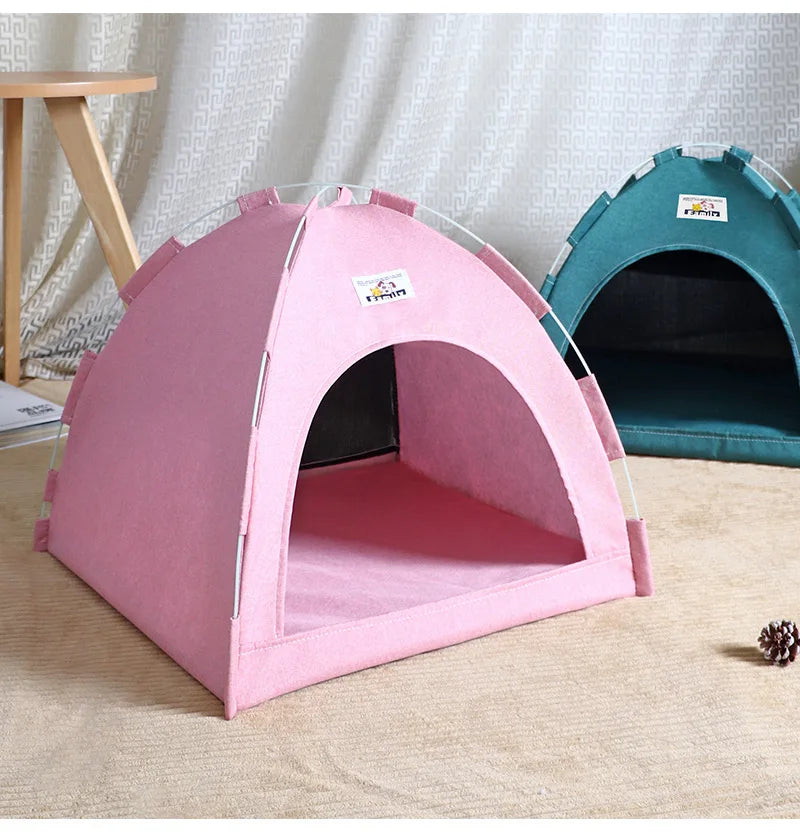 Foldable Cat House Pet Tent