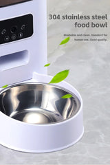 5L Double Bowls Smart Automatic Cat Feeder With Camera