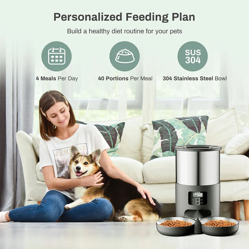 4L Automatic Pet  Smart Dispenser For Cats And Dogs