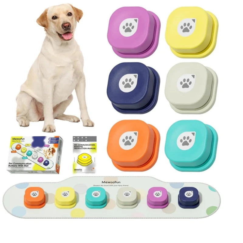 Voice Recording Button Pet Toys for Communication